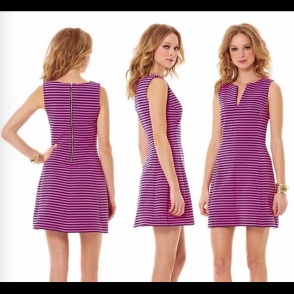 Lilly Pulitzer Striped Fit and Flare Brielle Dress